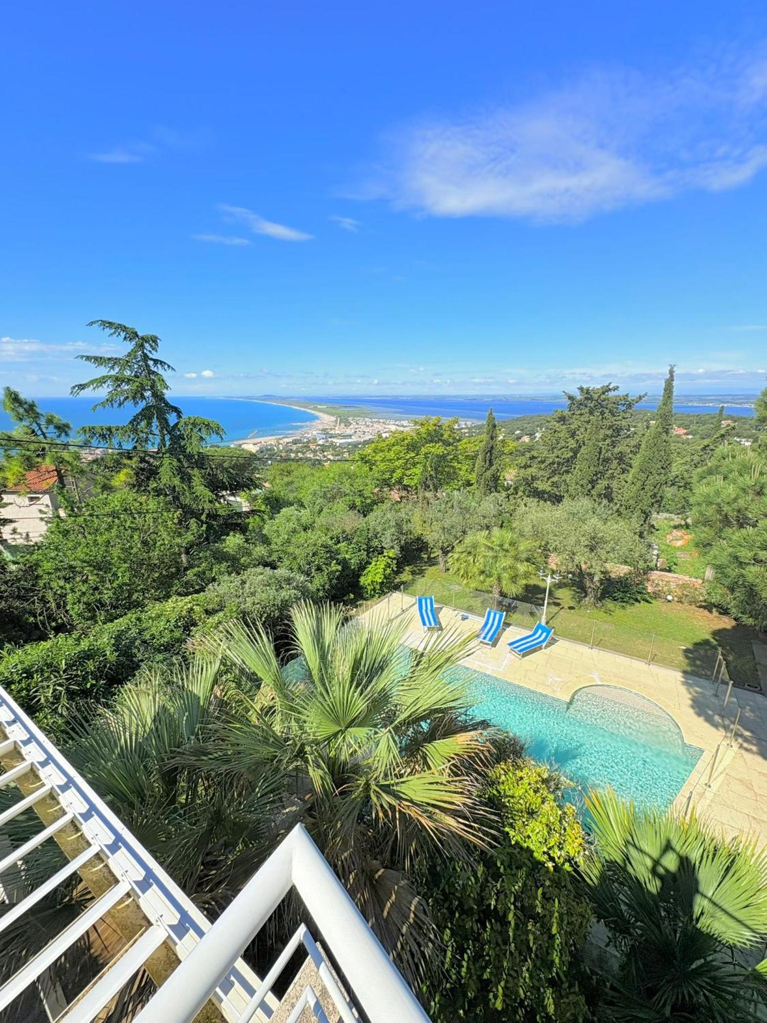 Atlantide - Somptueuse Villa Classee 4 Etoiles - Saint-Clair - Vue Exceptionnelle - Piscine Sète Exterior foto